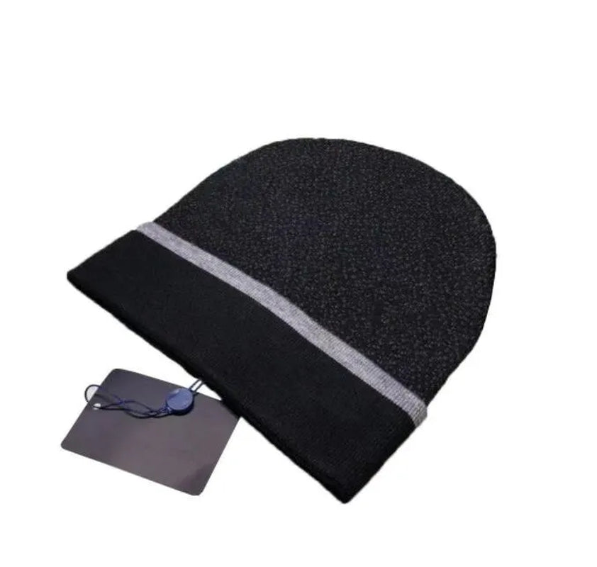 Plaid Beanie Designer Hats for Men Knitted Bonnets Winter Hat Fall Thermal Skull Cap Casual Travel Classical Beanies Black Grey Keep Warm Z018